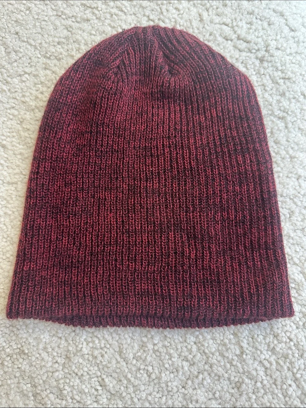 Metal Mulisha Red Marled Knit Beanie